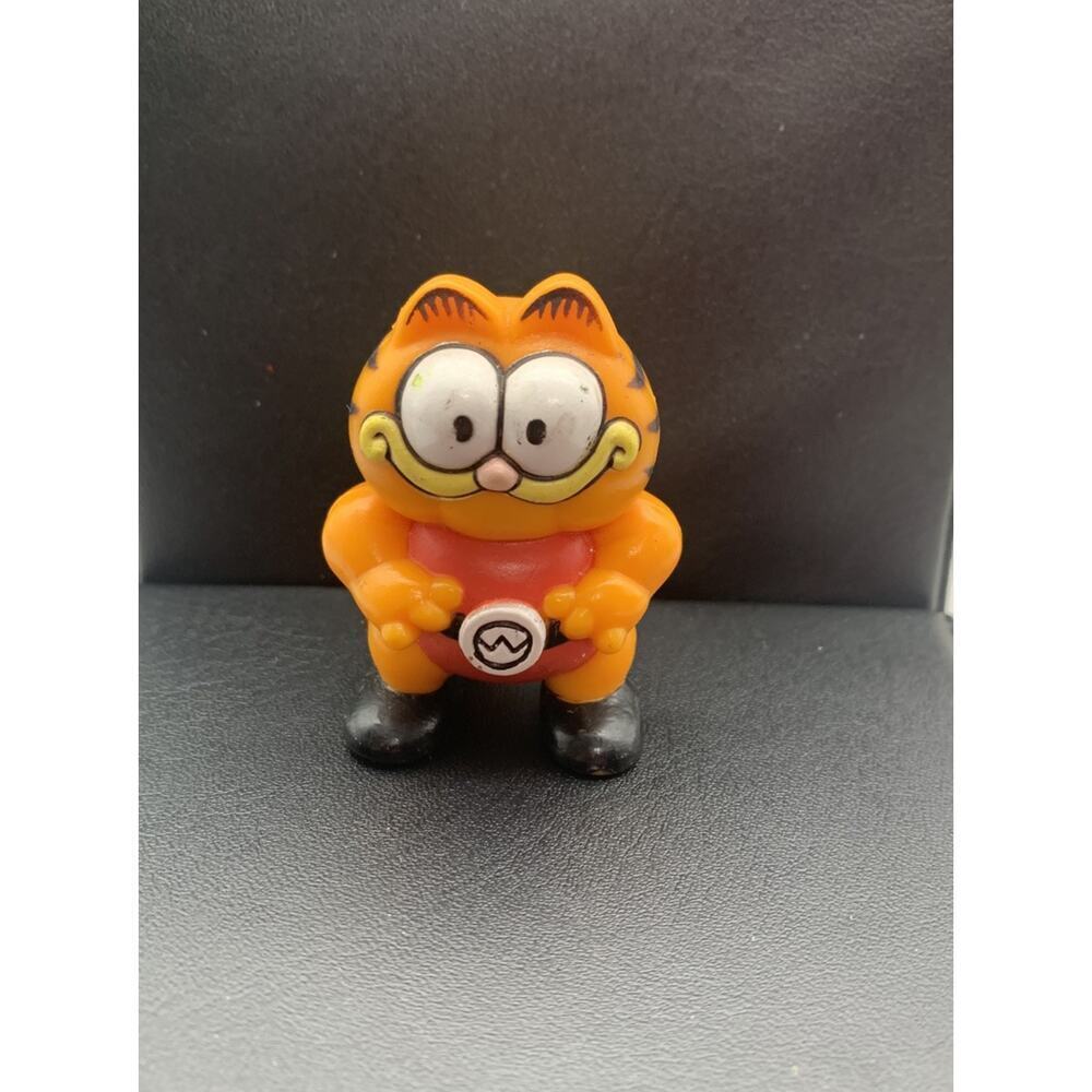 Vintage Garfield Wrestling Figure 1978 1981 United Features Syndicate 2" Tall
